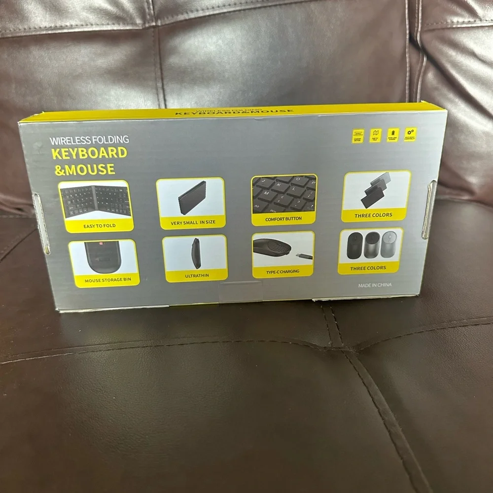 Wireless Folding Keyboard & Mouse Set